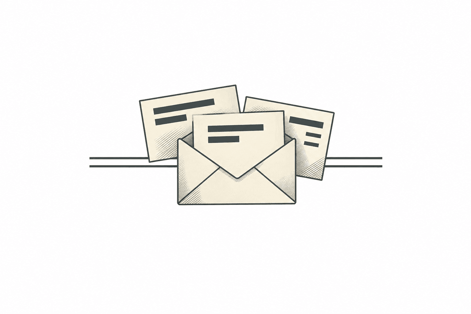 Three settlement messages, one open on the wire